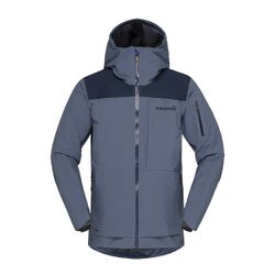 Norrona Tamok GoreTex Jacket Men's in Vintage Indigo Blue